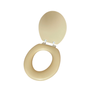 Cush'n Soft Beige Padded Toilet Seat
